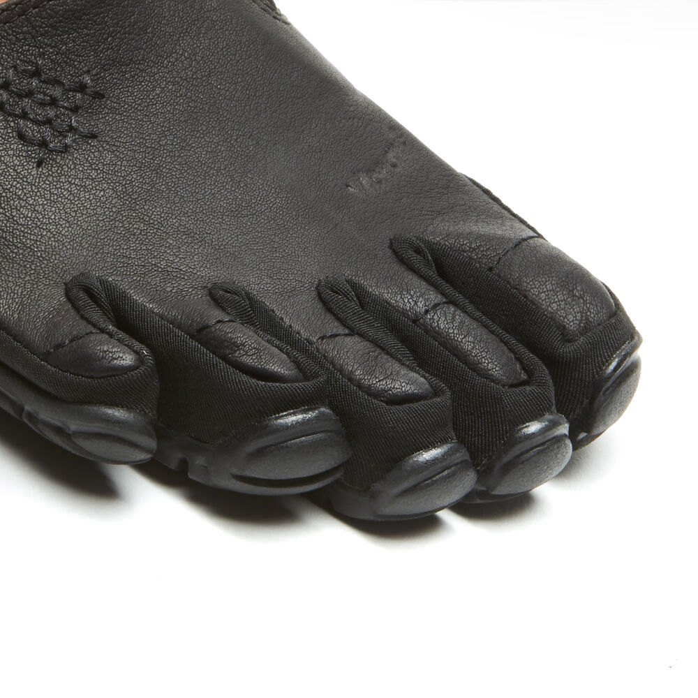 Zapatos Descalzos Mujer Negros - FiveFingers Cvt-Leather - FWSNUO-905